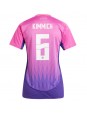 Tyskland Joshua Kimmich #6 Replika Borta Kläder Dam EM 2024 Kortärmad
